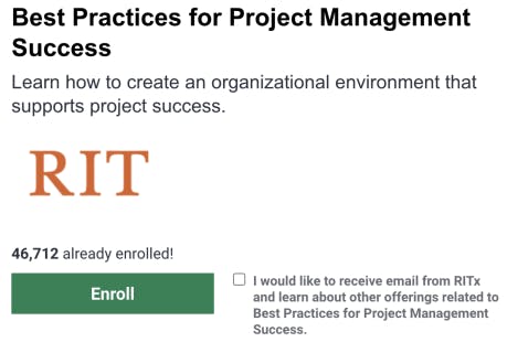 Project Management Training Free - Rochester Institute of Technology