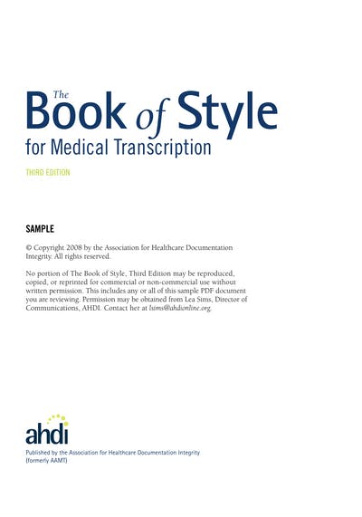 for Medical Transcription