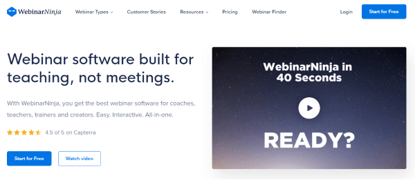 Webinar Training Tool - WebinarNinja