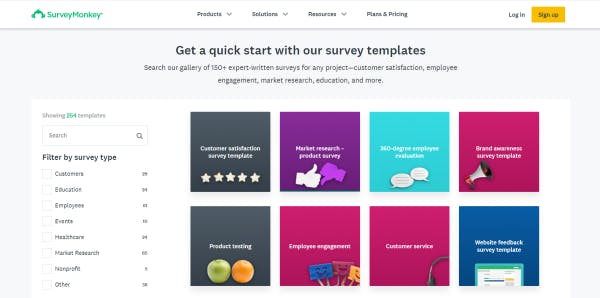 Meilleur créateur de quiz en ligne - SurveyMonkey