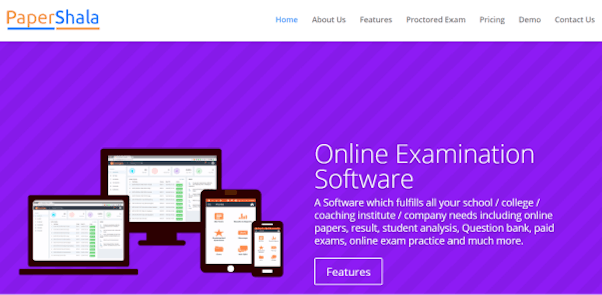 Online test maker - PaperShala