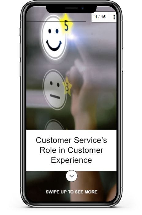 Front Office Training Topic - EdApp Course Creating Positive Customer Experience