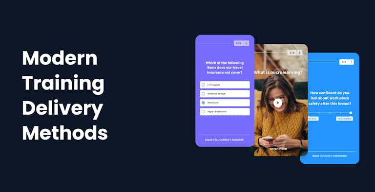 Modern Training Delivery Methods