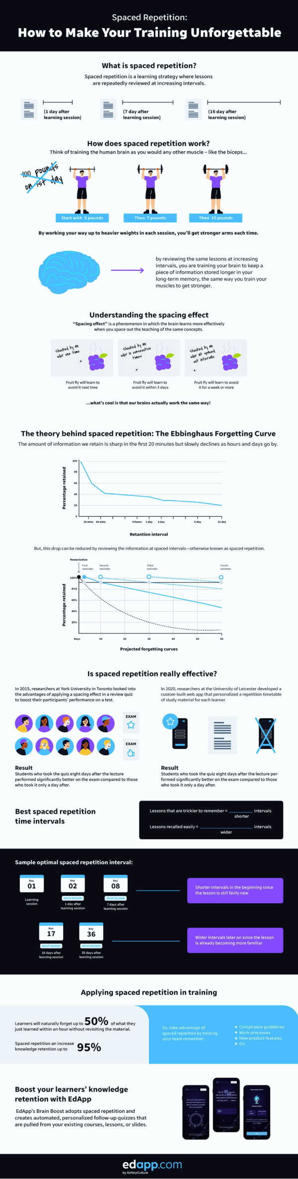 Spaced Repetition Infographic