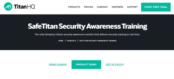 Cyber Security Training Platform - SafeTitan