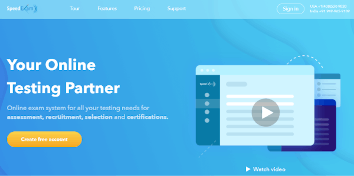 free test maker software-SpeedExam