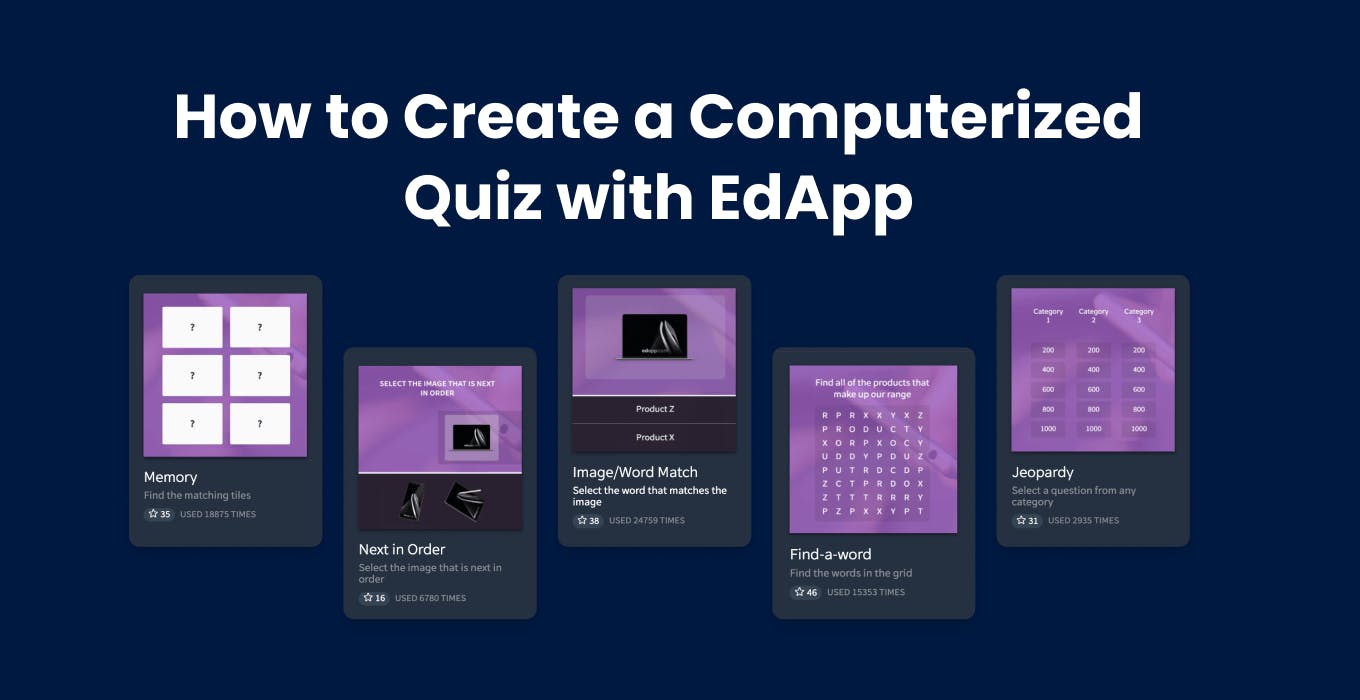 How to Create a Computerized Quiz with SC Training (formerly EdApp)