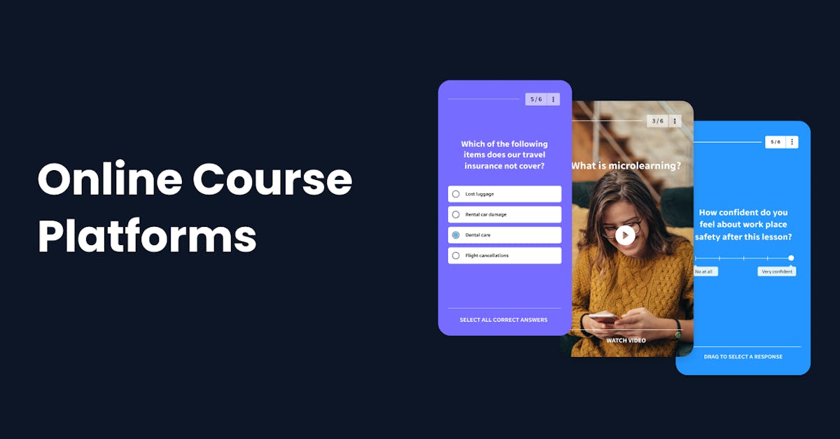 Online Course Platforms