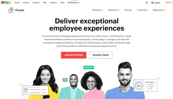 Employee Self-Support System - Zoho People