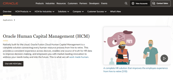 HCM Software - Oracle Fusion Cloud HCM