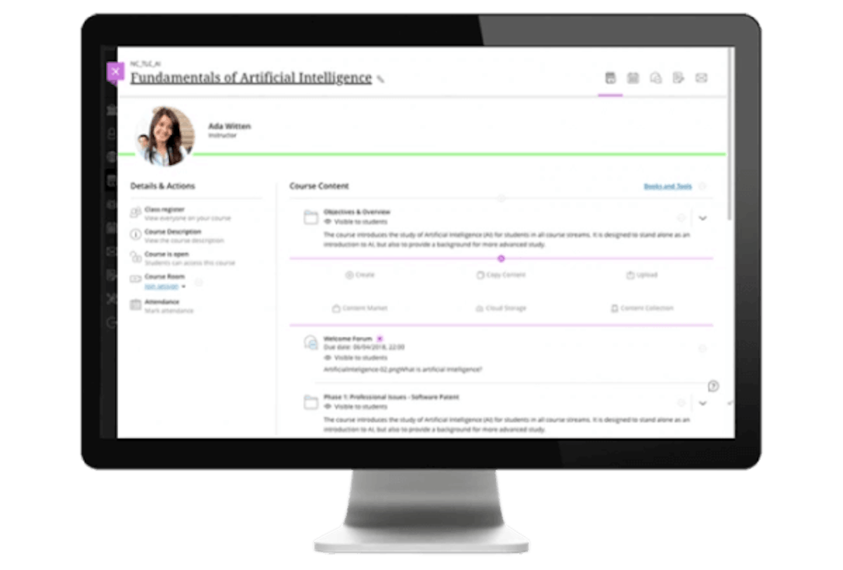 Tool to Create Customizable Training Programs - Blackboard