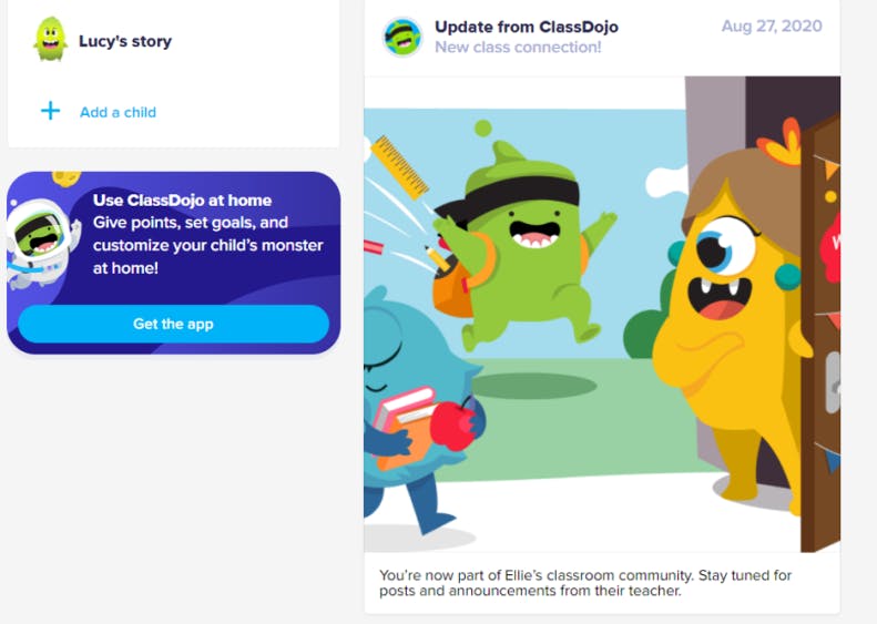 ClassDojo Virtual learning platform