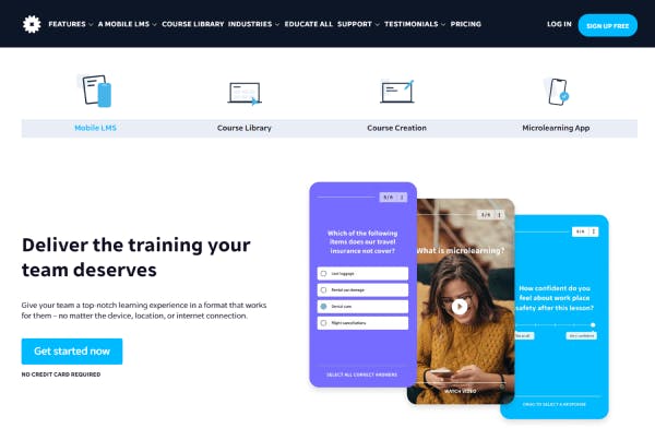 Corporate E Learning Solution - SC Training (formerly EdApp)