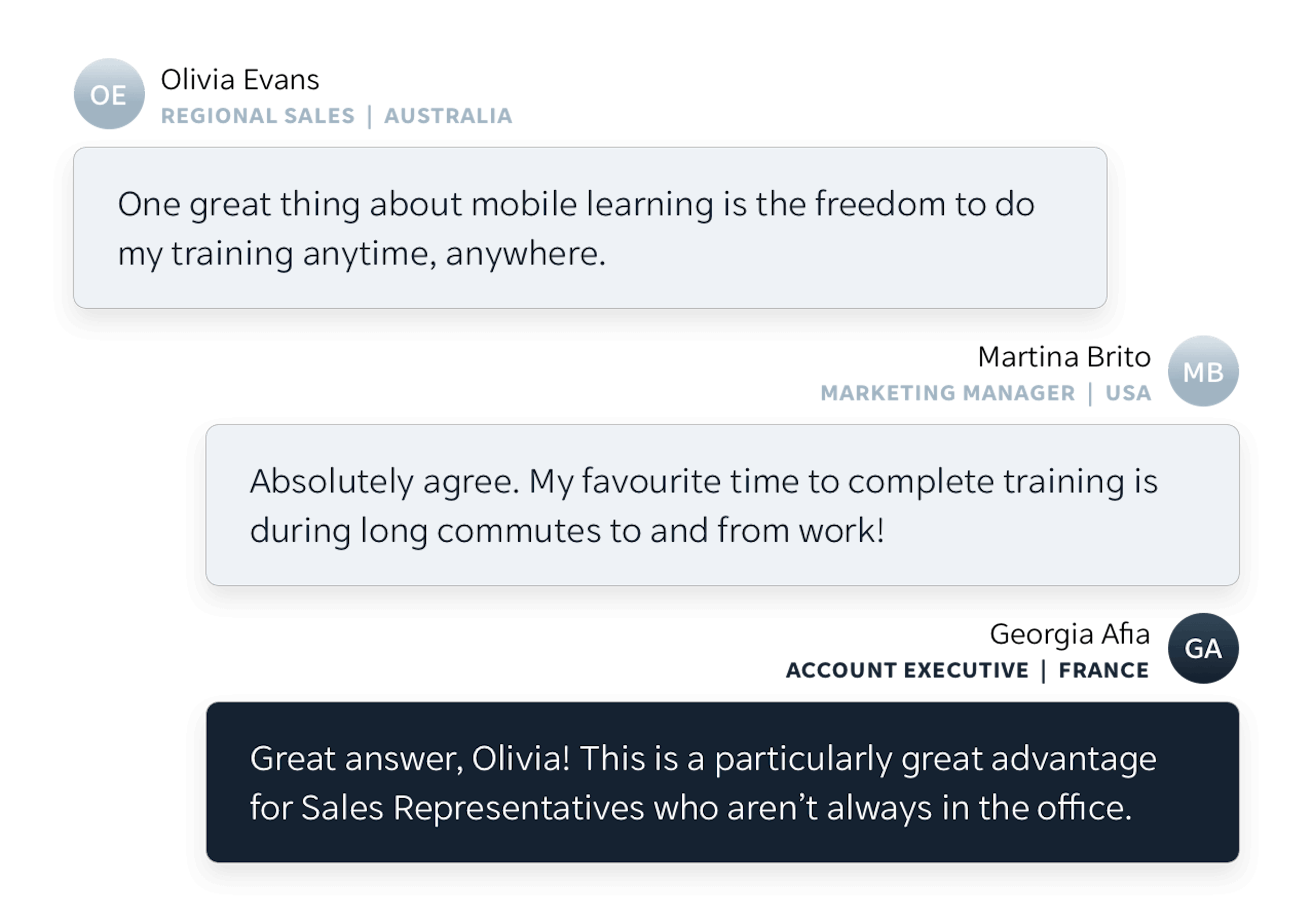 Facilitate collaborative NGO training through Discussions