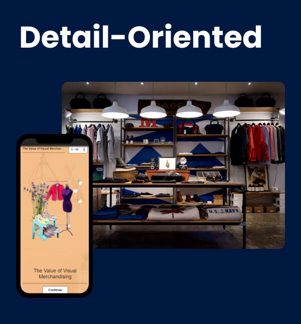 Retail Skill Example - Detail-Oriented