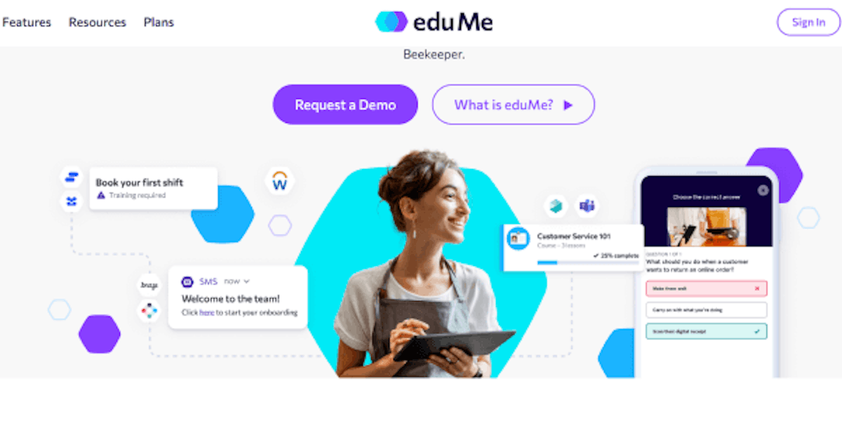 Tool to Create Customizable Training Programs - EduMe