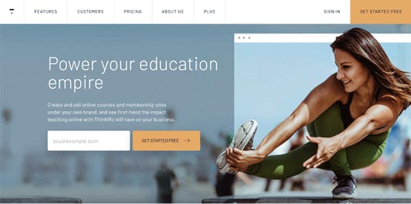 Online Course Platform - Thinkific