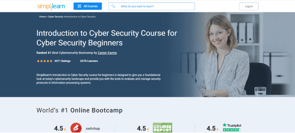 Cyber security resource - Simplilearn cyber security beginners