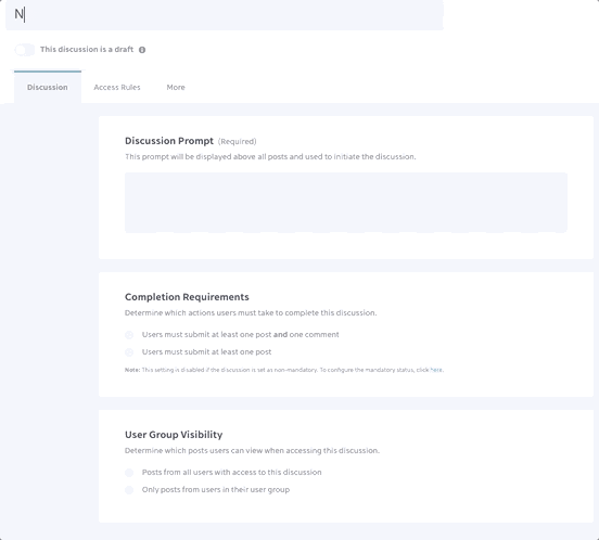 Peer Learning with Discussion Feature