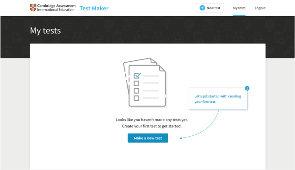 Exam Creator - Cambridge International