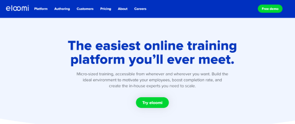 Ecommerce Training Platform - eloomi