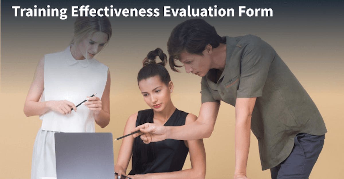 Training Effectiveness Evaluation Form