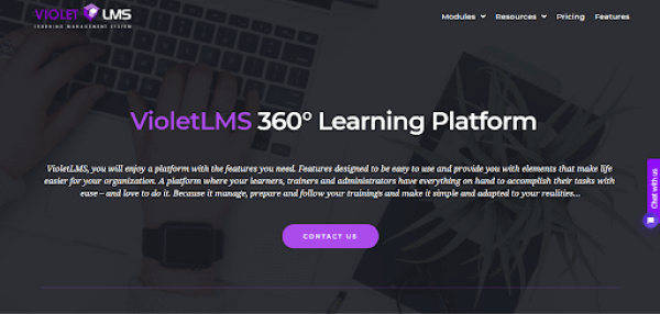 violet lms-learning management platform