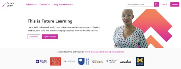 Udemy Competitor - FutureLearn