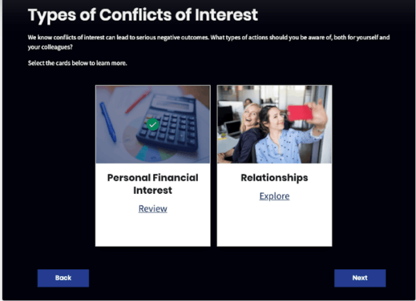 EVERFI Ethical Training Program-Online Conflicts of Interest Training