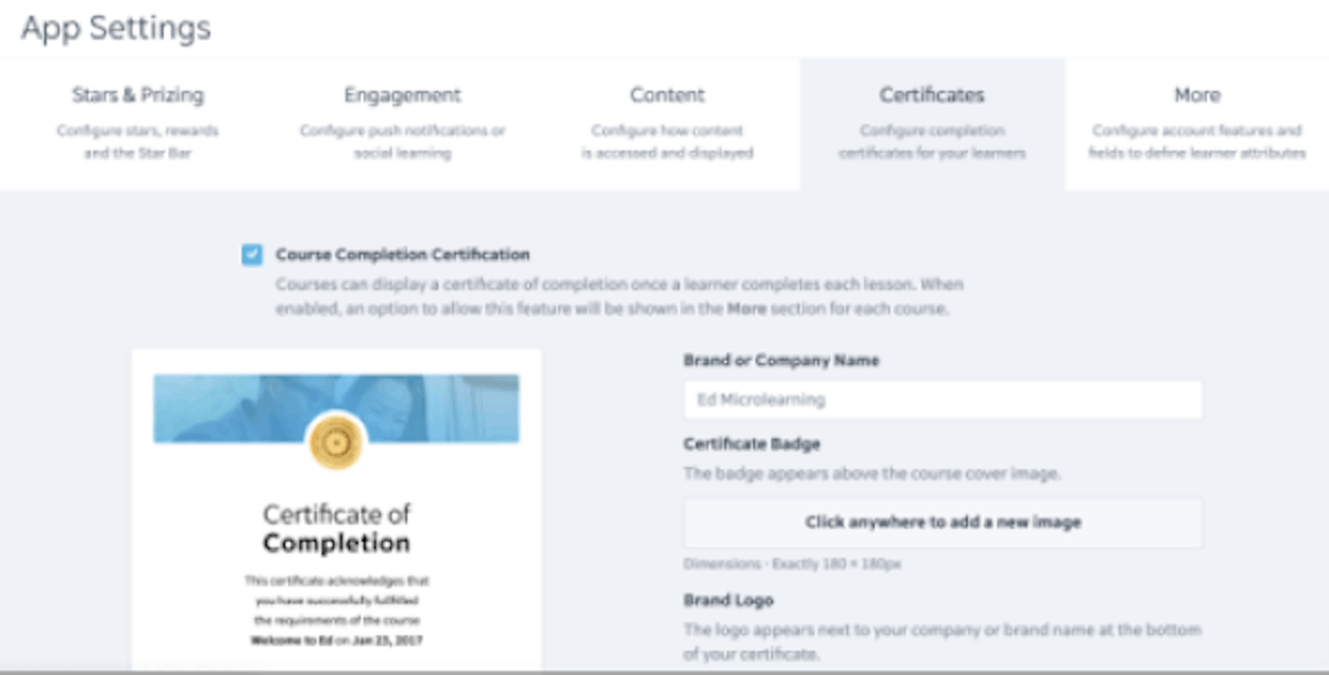 Certification Management Software - SC Training (formerly EdApp) - Certification