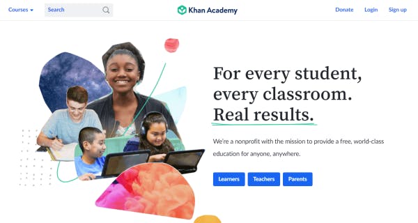 Plateforme gratuite de cours - Khan Academy