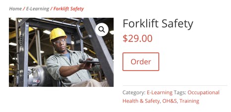 Free Forklift Training Course - Canada Safety Council