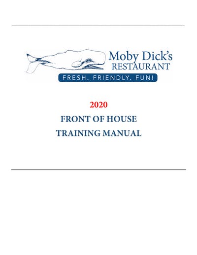 Mobys Foh Training Doc 2019