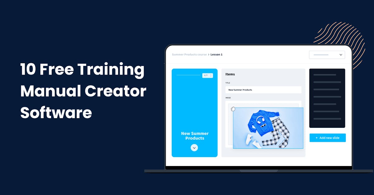 10 Free Training Manual Creator Software EdApp