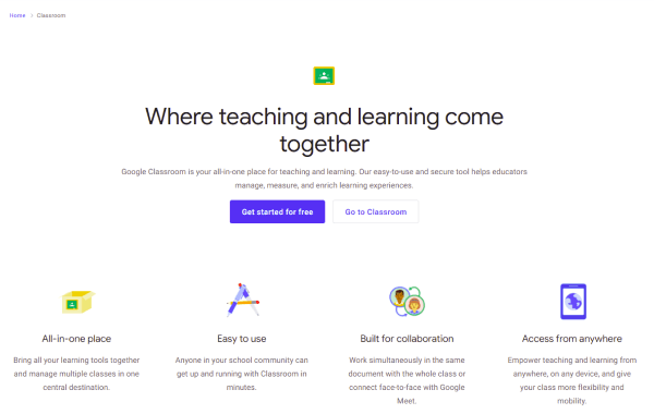 Induction Training Software - Google Classroom