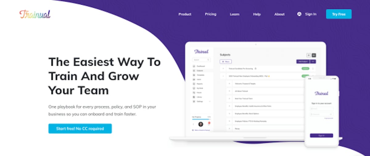 Free Employee Training Platform - Trainual