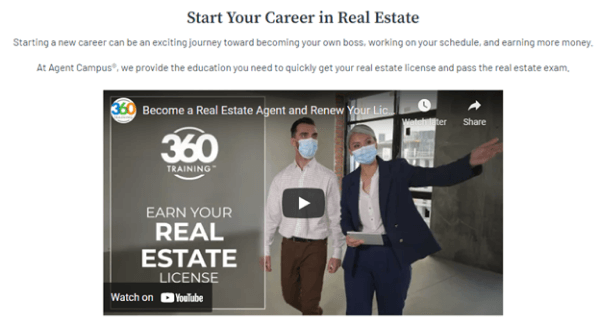 Real Estate Agent Training Tool - 360training