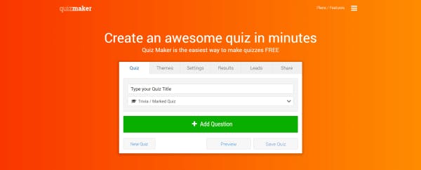 Logiciel de quiz - QuizMaker