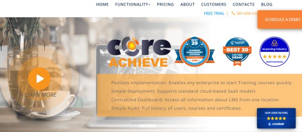 eLearning Software Solution - CoreAchieve