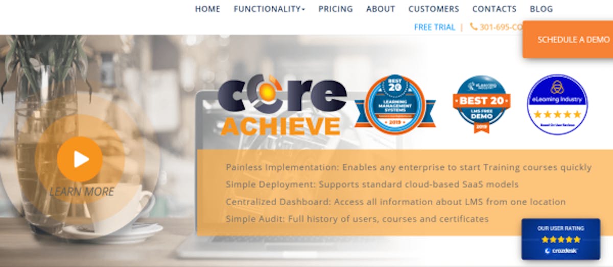 eLearning Software Solution - CoreAchieve