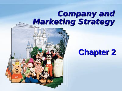 Marketing Plays A Key Role In The Strategic Planning Process.