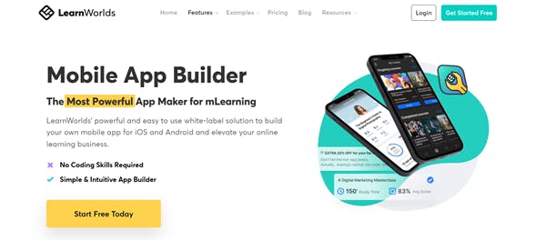 Mobile Training Apps - Learnworlds