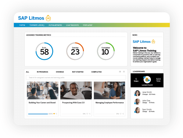 Gamification - Leaderboards - Litmos