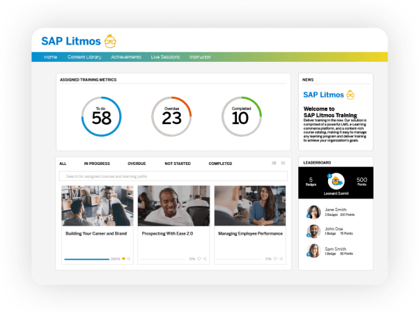 Moodle Alternatives - SAP Litmos