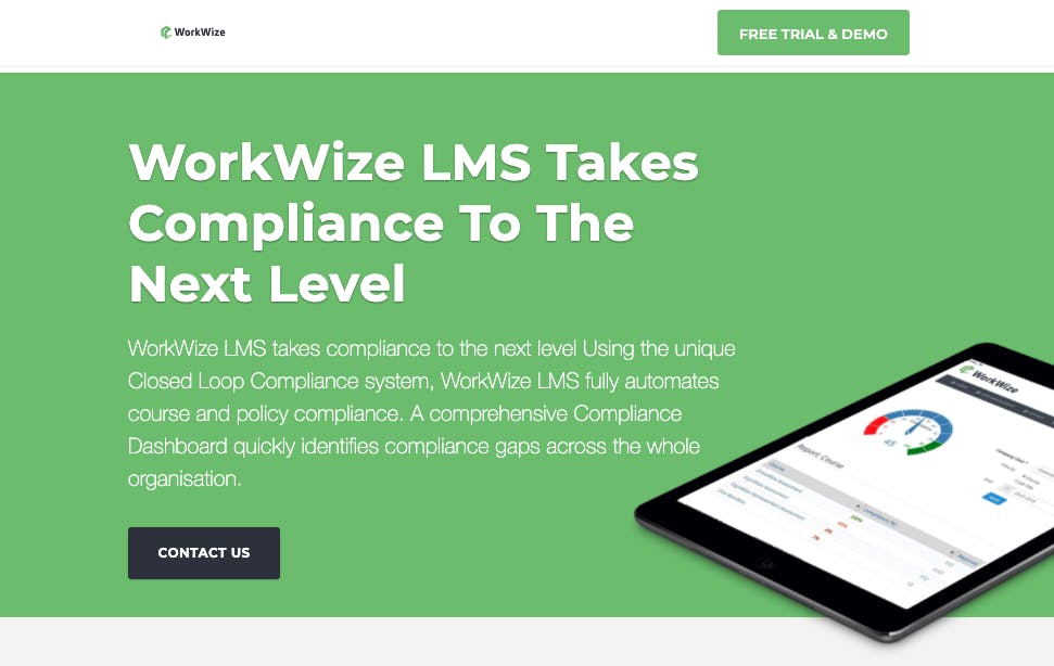 LMS for small business  Workwize