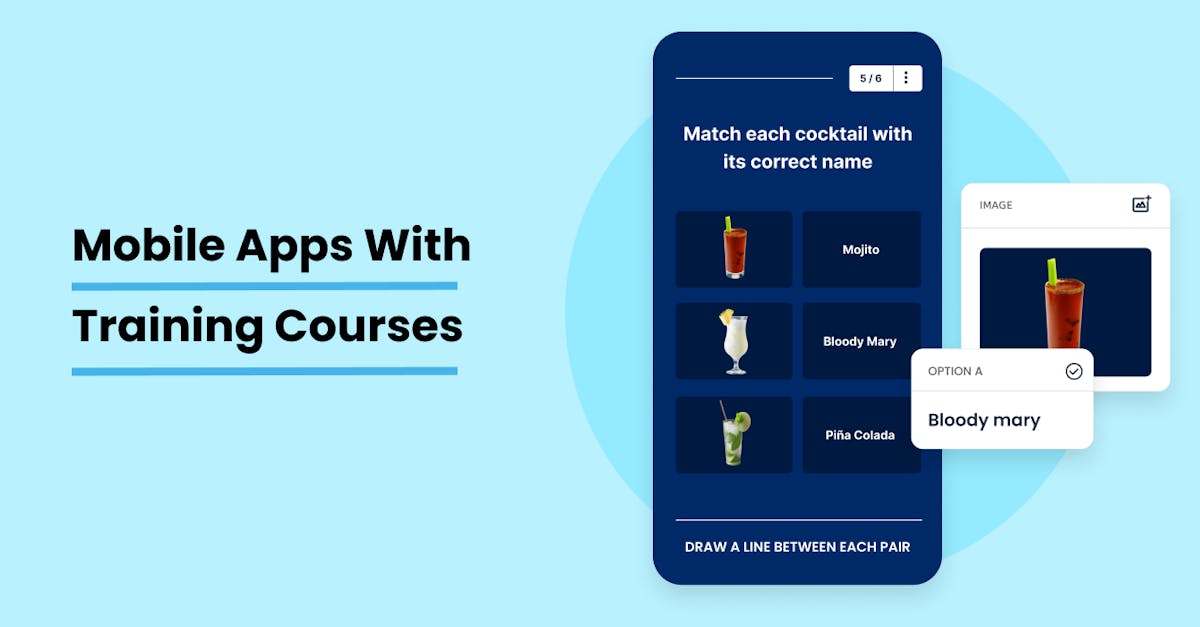 Mobile Apps With Training Courses