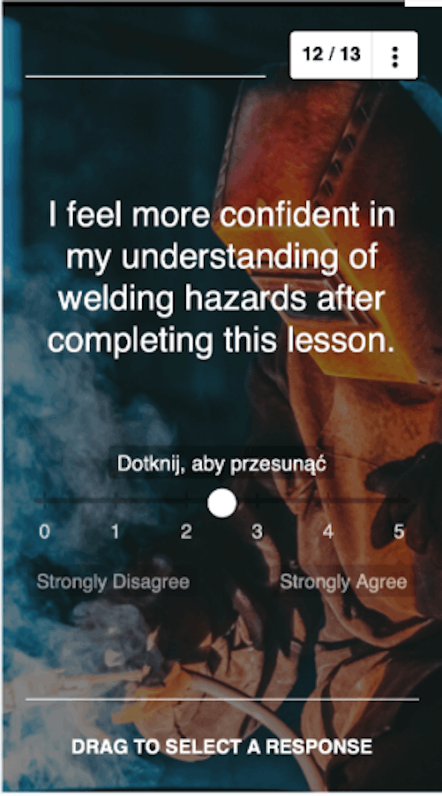 Training Survey Question Example #1