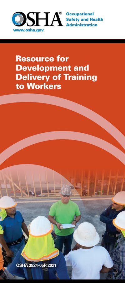 Resource For Development And Delivery Of Training To Workers