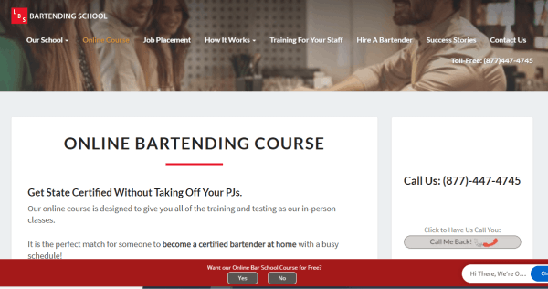 LBS Bar Training-Course - Online Bartending