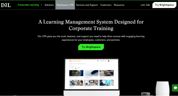 Top Instructional Design Tool - Brightspace LMS